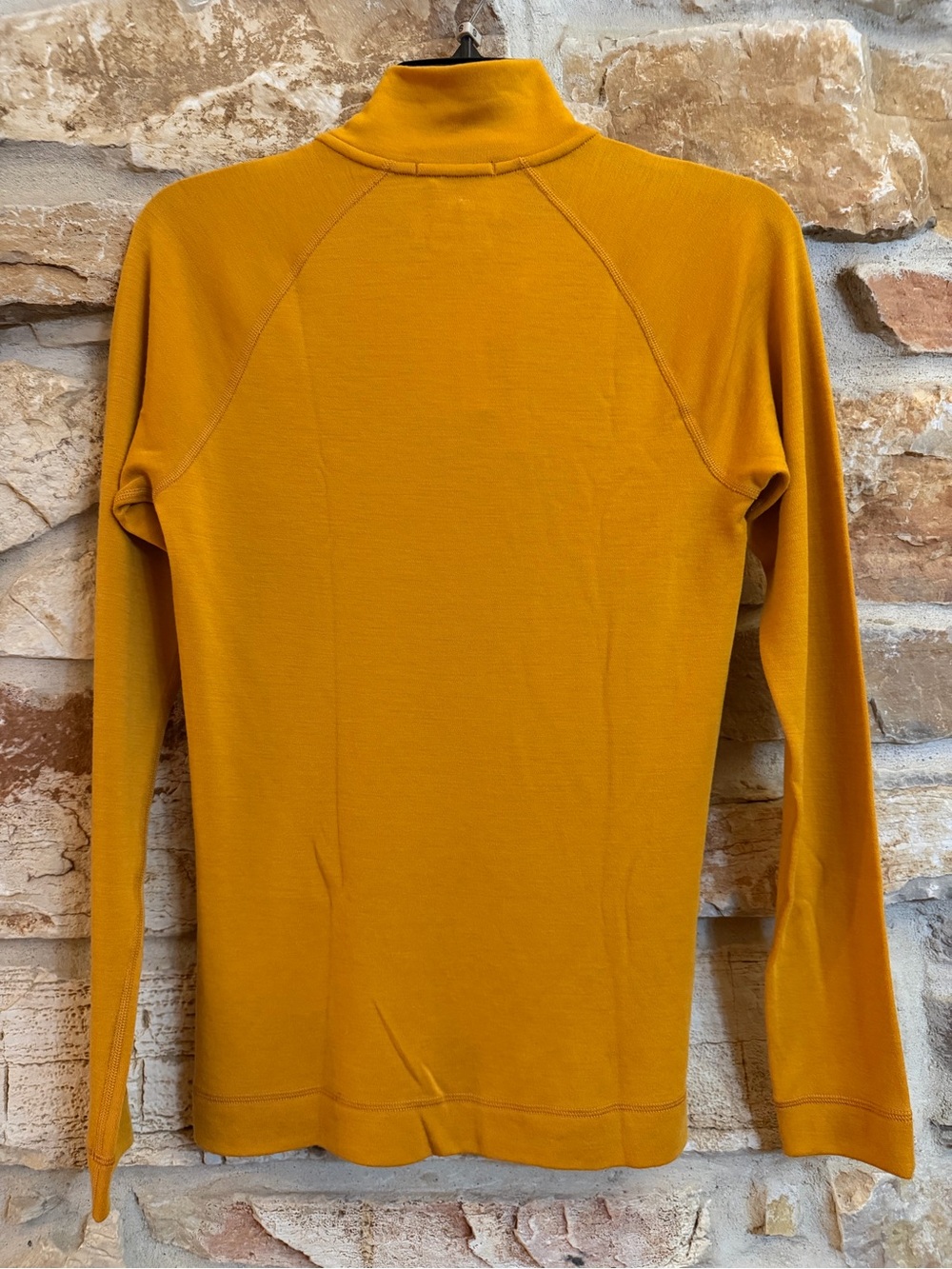 Smartwool Women’s Half-Zip Turtleneck Sweater — Mustard - Picture 2 of 9